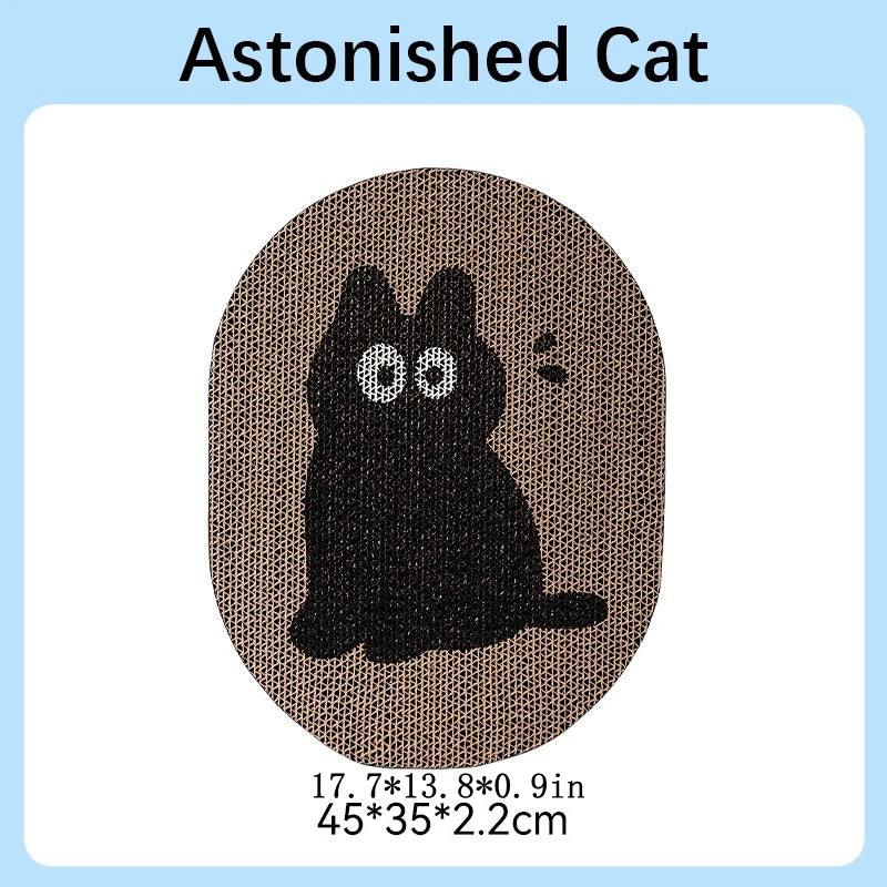 New Cat Toys Blue Clouds Cartoon Sticky Wall Scratching Board Can Play Sleep Wear Resistant Protection Furniture Pet Supplies