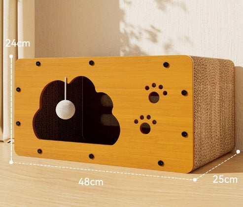 Creative Sisal Cat Scratching Mat – No Crumbs, Durable Scratch Board