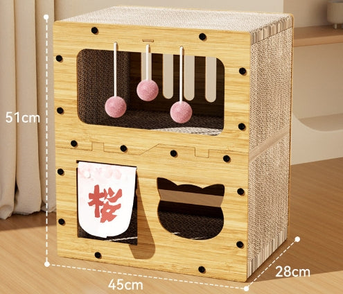 Creative Sisal Cat Scratching Mat – No Crumbs, Durable Scratch Board