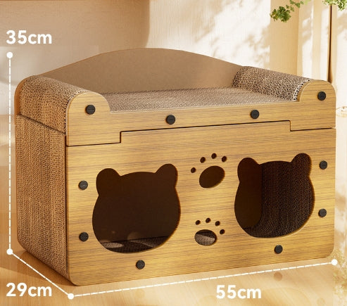 Creative Sisal Cat Scratching Mat – No Crumbs, Durable Scratch Board