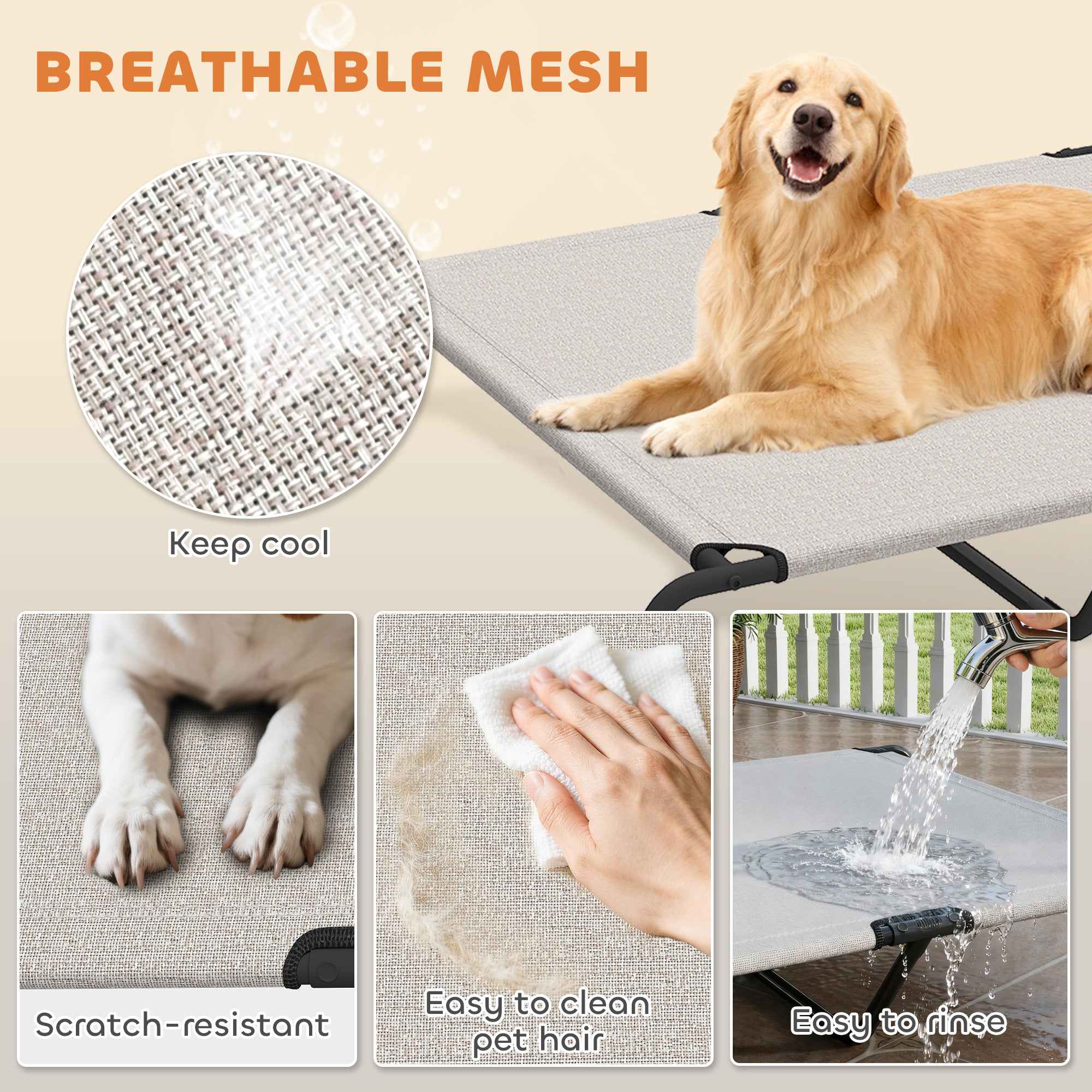 Big Dog Comfort – Elevated Bed for Large Breeds