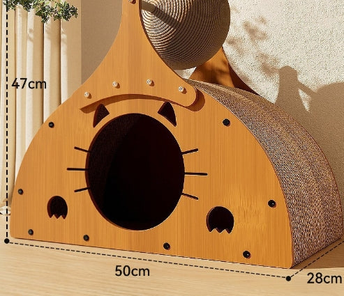 Creative Sisal Cat Scratching Mat – No Crumbs, Durable Scratch Board