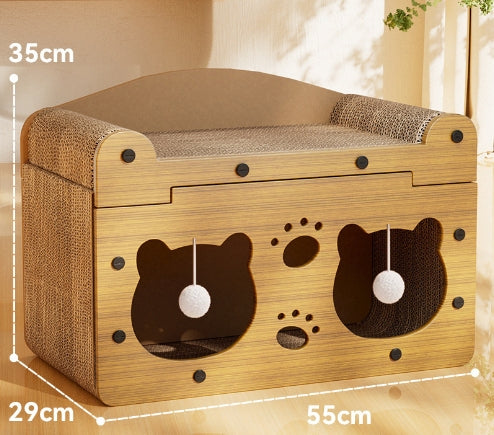 Creative Sisal Cat Scratching Mat – No Crumbs, Durable Scratch Board