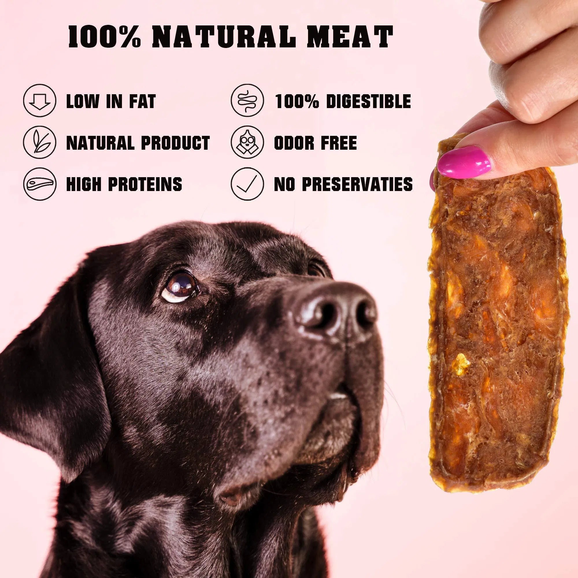 Chicken Jerky Dog Treats 1.5 lb | Human Grade, Grain-Free, Organic High Protein Training Snacks for Dogs