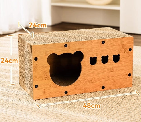 Creative Sisal Cat Scratching Mat – No Crumbs, Durable Scratch Board