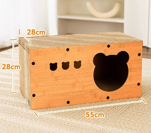 Creative Sisal Cat Scratching Mat – No Crumbs, Durable Scratch Board