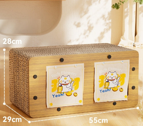 Creative Sisal Cat Scratching Mat – No Crumbs, Durable Scratch Board